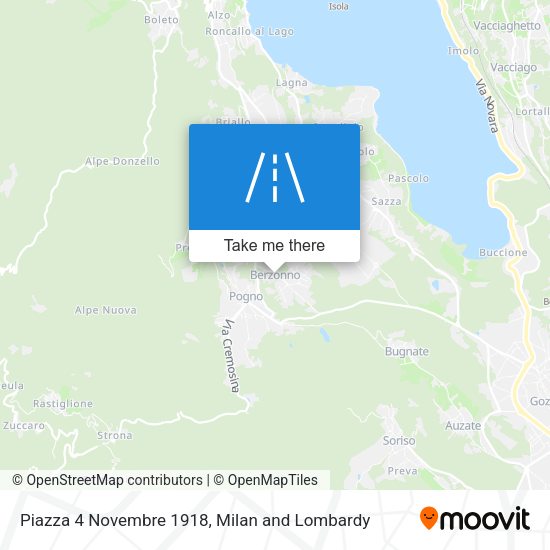Piazza 4 Novembre 1918 map