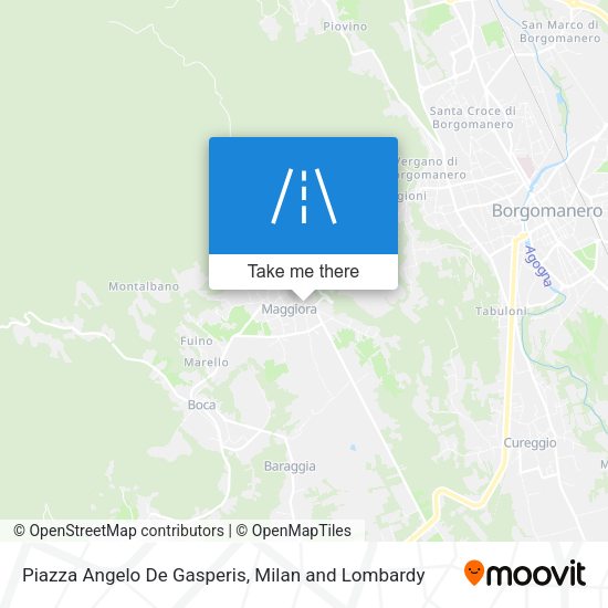 Piazza Angelo De Gasperis map