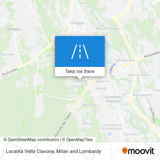 Località Vella Ciavone map