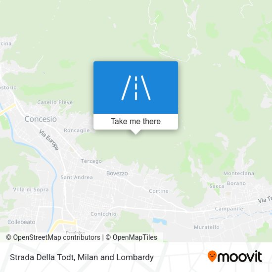 Strada Della Todt map