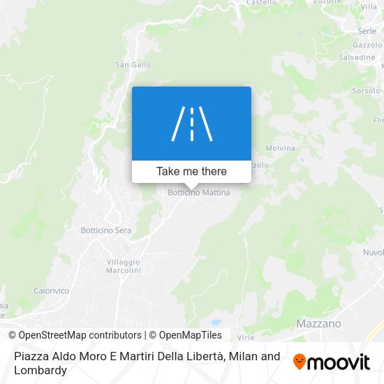 Piazza Aldo Moro E Martiri Della Libertà map