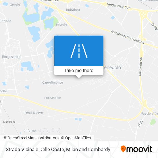 Strada Vicinale Delle Coste map