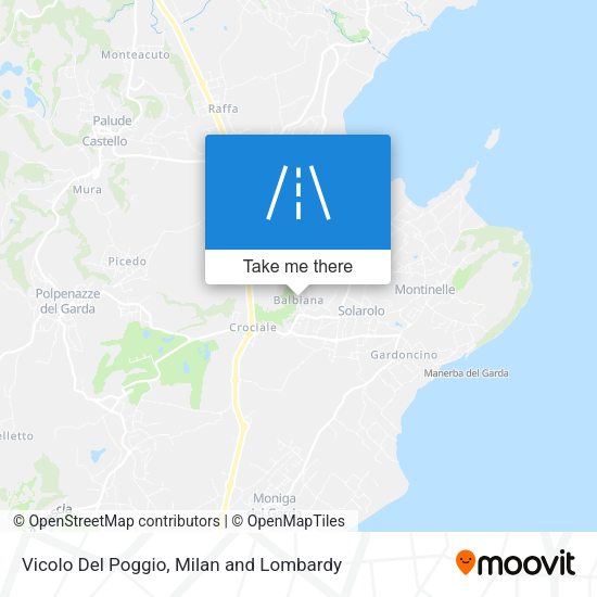 Vicolo Del Poggio map