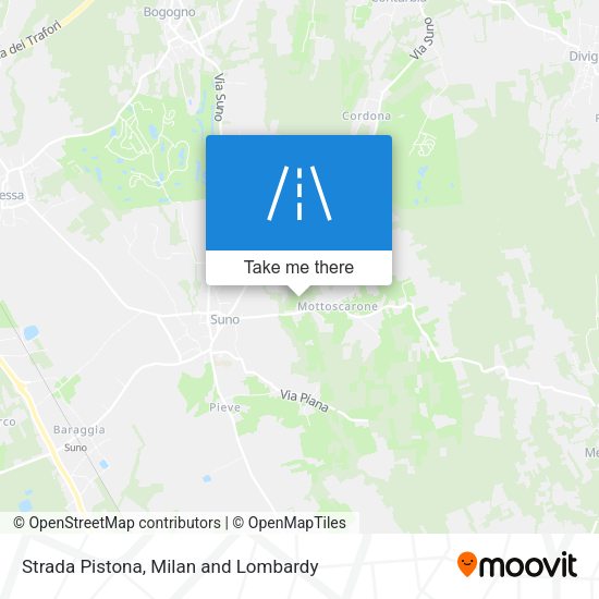 Strada Pistona map