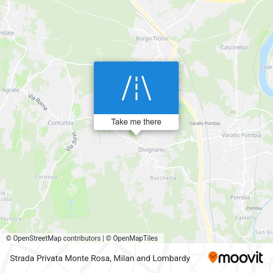 Strada Privata Monte Rosa map