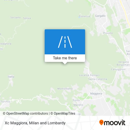 Xc Maggiora map