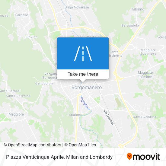 Piazza Venticinque Aprile map