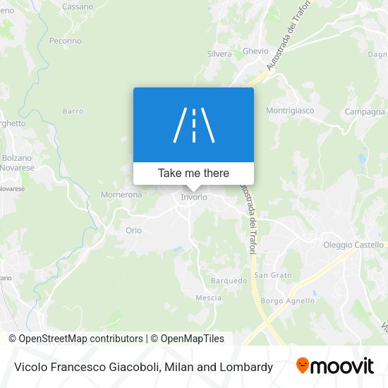 Vicolo Francesco Giacoboli map