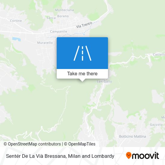 Sentér De La Vià Bressana map