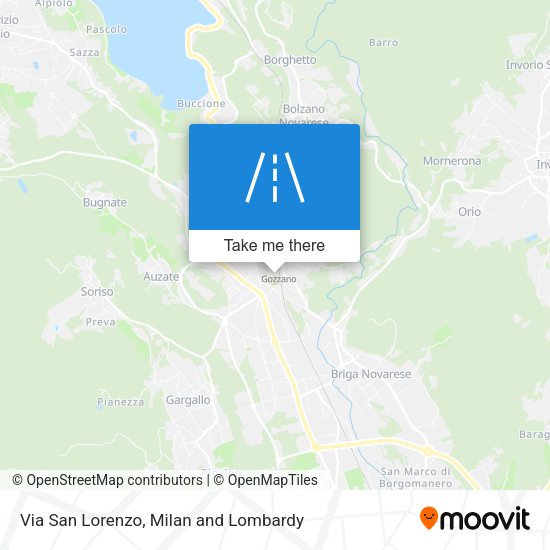 Via San Lorenzo map