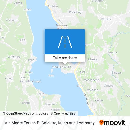 Via Madre Teresa Di Calcutta map