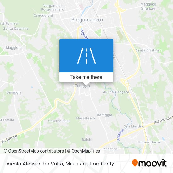 Vicolo Alessandro Volta map