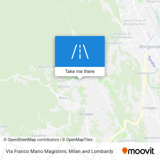 Via Franco Mario Magistrini map