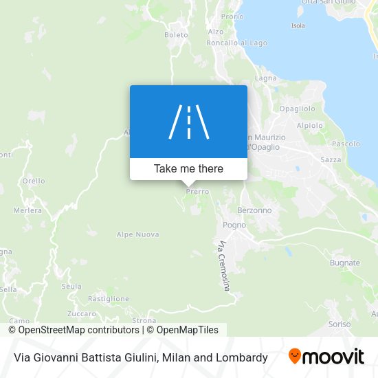 Via Giovanni Battista Giulini map