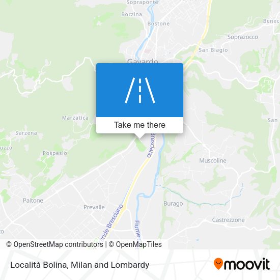 Località Bolina map