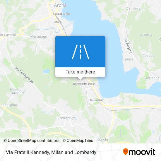 Via Fratelli Kennedy map