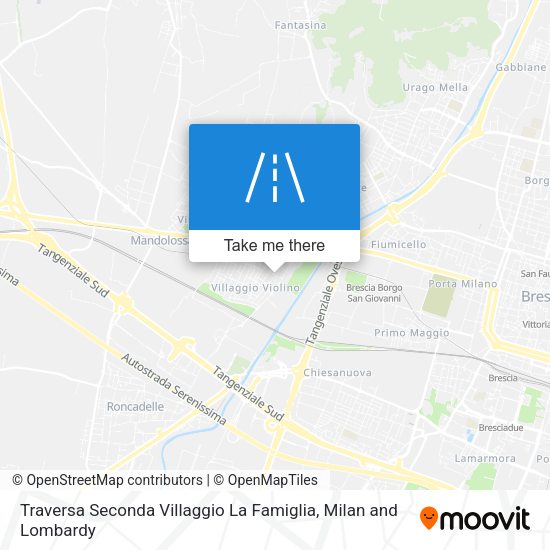 Traversa Seconda Villaggio La Famiglia map