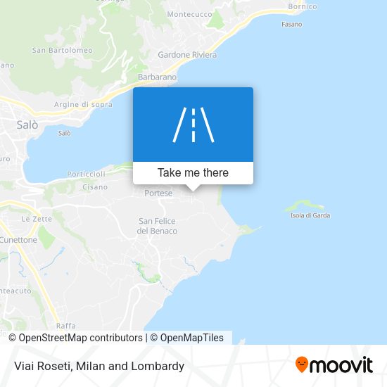 Viai Roseti map