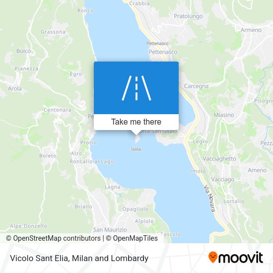 Vicolo Sant Elia map