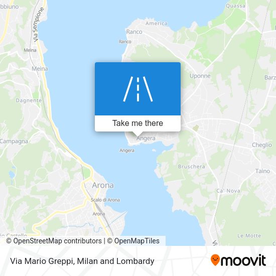 Via Mario Greppi map