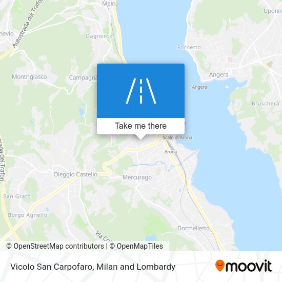 Vicolo San Carpofaro map