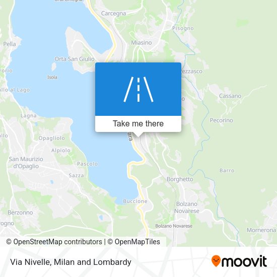 Via Nivelle map