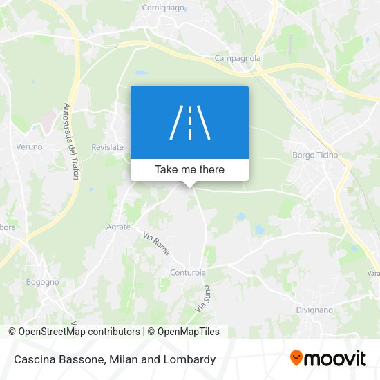 Cascina Bassone map