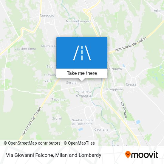 Via Giovanni Falcone map