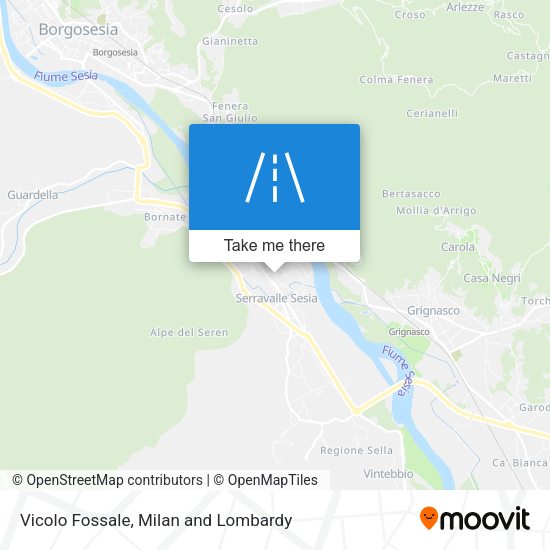 Vicolo Fossale map