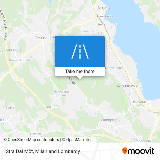 Strà Dal Möt map