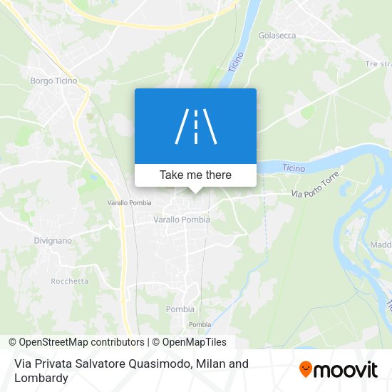 Via Privata Salvatore Quasimodo map
