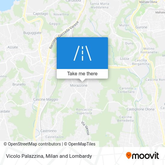 Vicolo Palazzina map