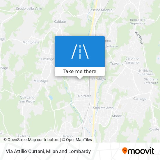 Via Attilio Curtani map