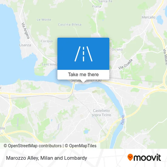 Marozzo Alley map
