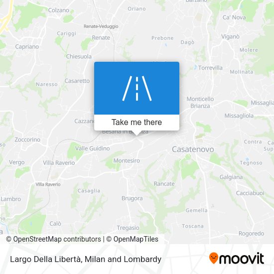 Largo Della Libertà map