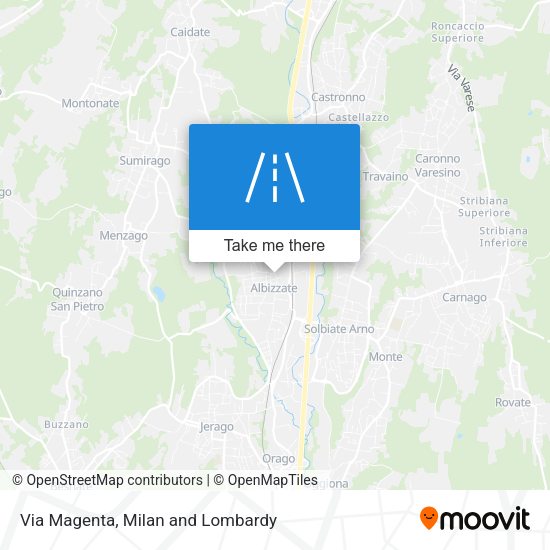 Via Magenta map