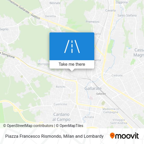 Piazza Francesco Rismondo map