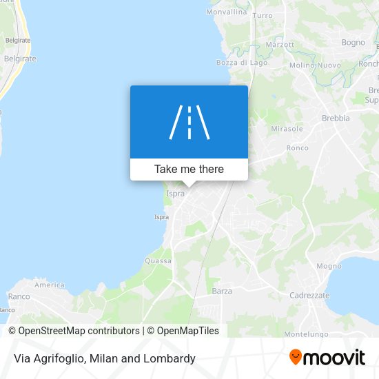 Via Agrifoglio map