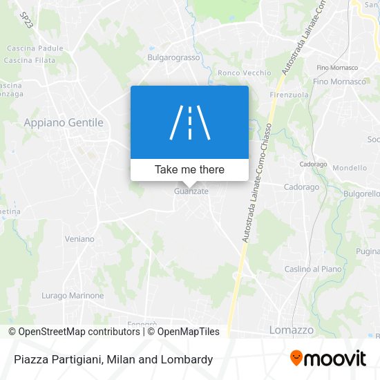 Piazza Partigiani map