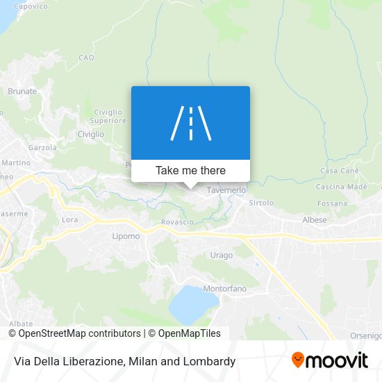 Via Della Liberazione map