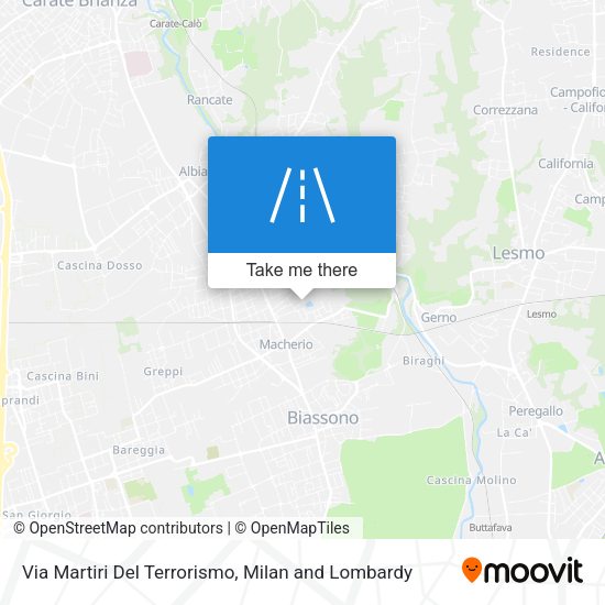 Via Martiri Del Terrorismo map