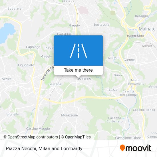 Piazza Necchi map