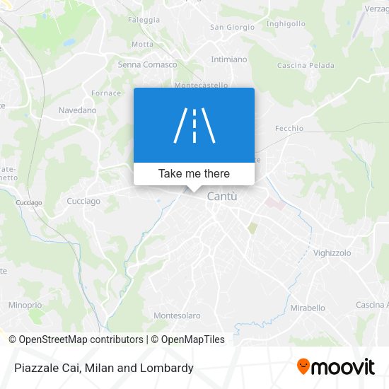 Piazzale Cai map