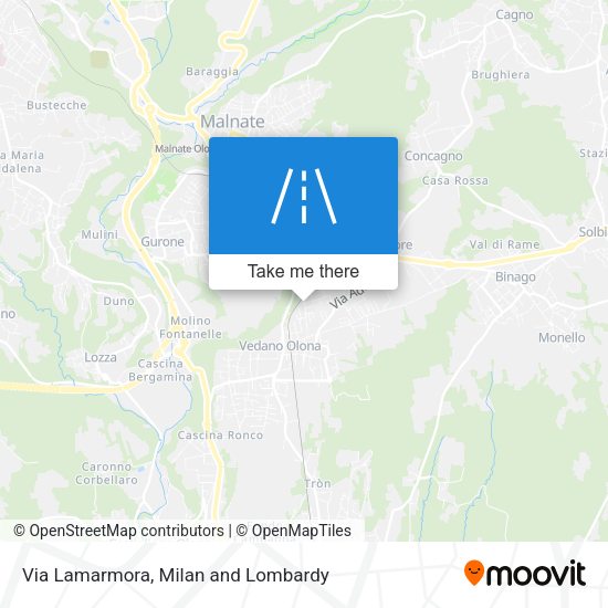 Via Lamarmora map