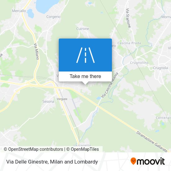 Via Delle Ginestre map