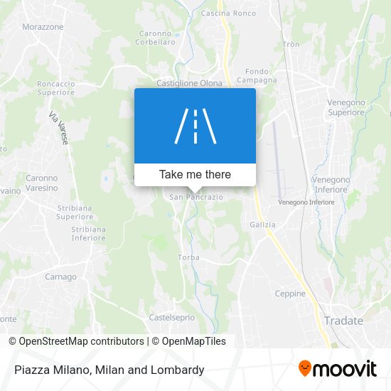 Piazza Milano map