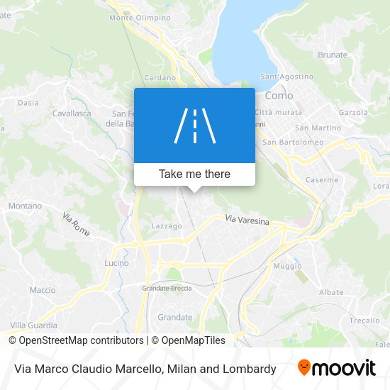 Via Marco Claudio Marcello map