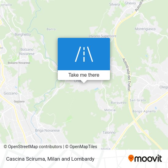 Cascina Sciruma map