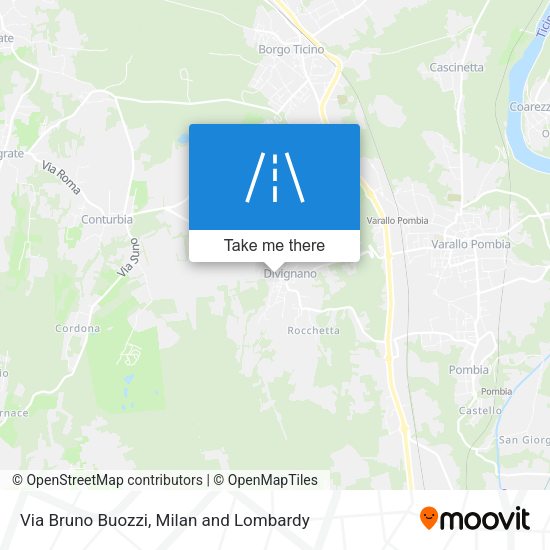 Via Bruno Buozzi map