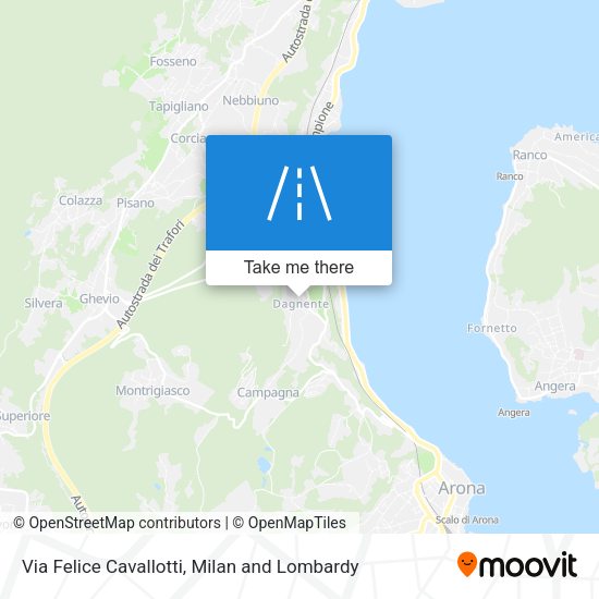 Via Felice Cavallotti map